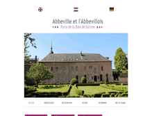 Tablet Screenshot of abbeville-tourisme.com